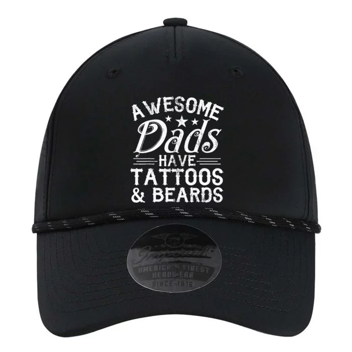 Awesome Dads Have Tattoos and Beards Father's Day Performance The Dyno Cap