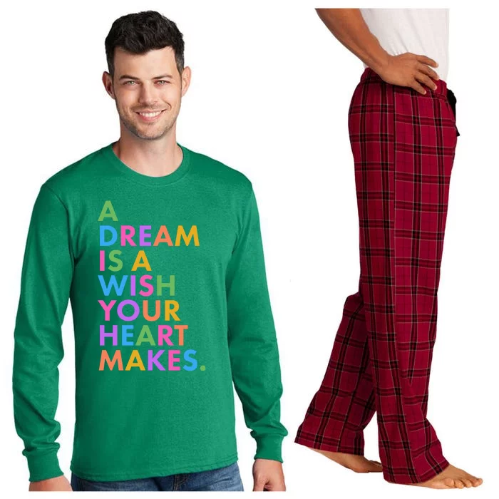 A Dream Is A Wish Your Heart Makes Long Sleeve Pajama Set