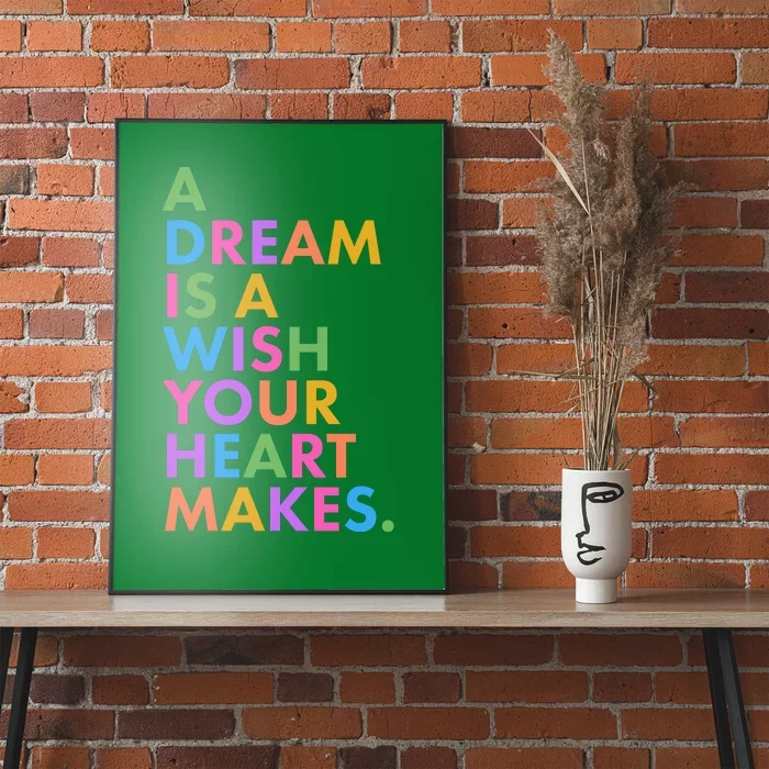 A Dream Is A Wish Your Heart Makes Poster