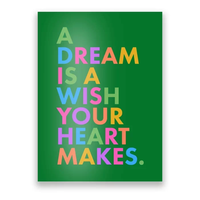 A Dream Is A Wish Your Heart Makes Poster