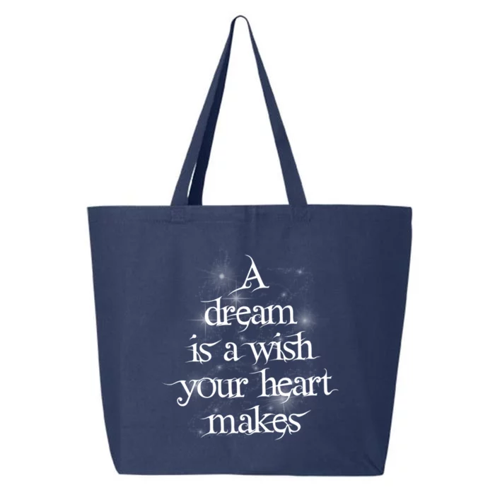 A Dream Is A Wish Your Heart Makes #Adreamisawish Gift 25L Jumbo Tote