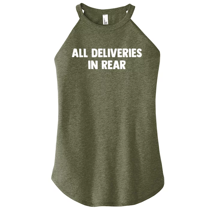 ALL DELIVERIES IN REAR Women’s Perfect Tri Rocker Tank