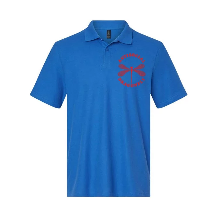 Antisocial Dragonfly Introvert Softstyle Adult Sport Polo