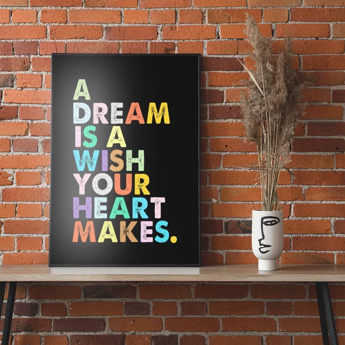 A Dream Is A Wish Your Heart Makes Poster