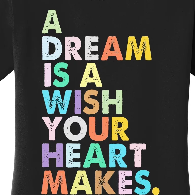 A Dream Is A Wish Your Heart Makes Women's T-Shirt