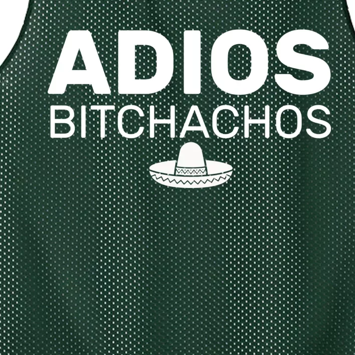 Adios Bitchachos Funny Sombrero Cinco De Mayo Mesh Reversible Basketball Jersey Tank