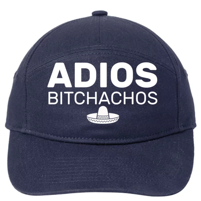 Adios Bitchachos Funny Sombrero Cinco De Mayo 7-Panel Snapback Hat