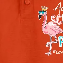 Adios School Hello Pool Teacher Life Flamingo Dry Zone Grid Performance Polo