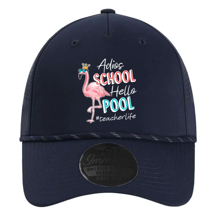 Adios School Hello Pool Teacher Life Flamingo Performance The Dyno Cap