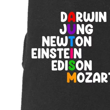 Autism Darwin Jung Newton Einstein Edison Doggie 3-End Fleece Hoodie