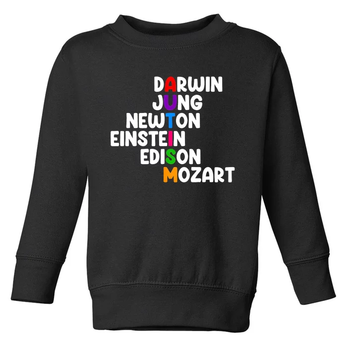 Autism Darwin Jung Newton Einstein Edison Toddler Sweatshirt