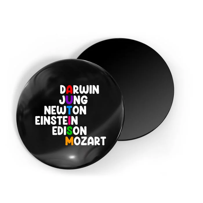 Autism Darwin Jung Newton Einstein Edison Magnet