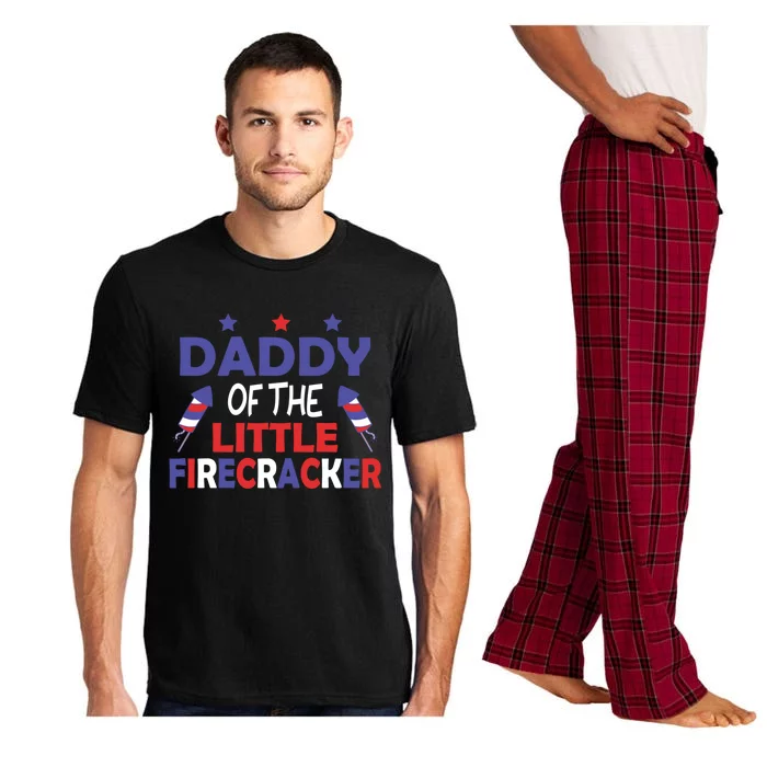 American Daddy July 4th Daddy Of The Little Firecracker Great Gift Pajama Set