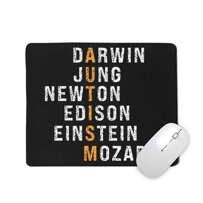 Autism Darwin Jung Newton Edison Einstein Newton Mozart Mousepad