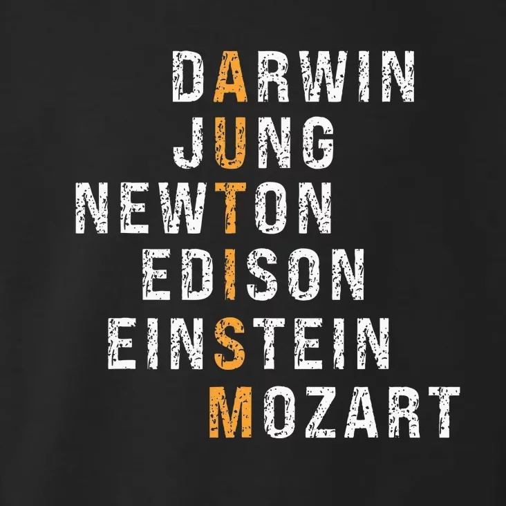 Autism Darwin Jung Newton Edison Einstein Newton Mozart Toddler Hoodie