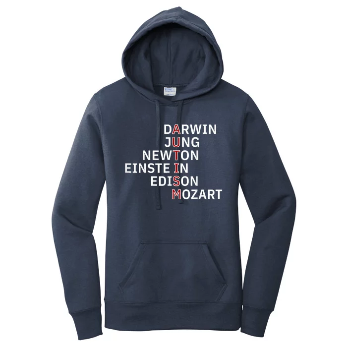 Autism Darwin Jung Newton Einste In Edison Mozart Women's Pullover Hoodie