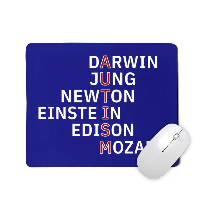 Autism Darwin Jung Newton Einste In Edison Mozart Gift Mousepad