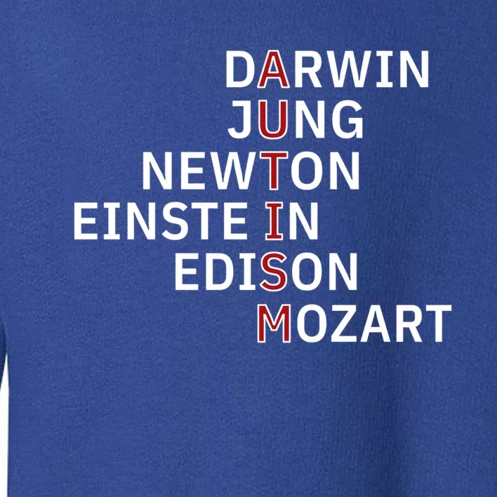 Autism Darwin Jung Newton Einste In Edison Mozart Gift Toddler Sweatshirt