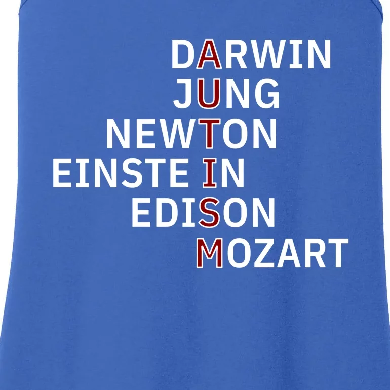 Autism Darwin Jung Newton Einste In Edison Mozart Gift Ladies Essential Tank