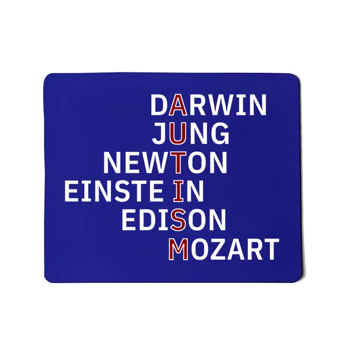 Autism Darwin Jung Newton Einste In Edison Mozart Gift Mousepad