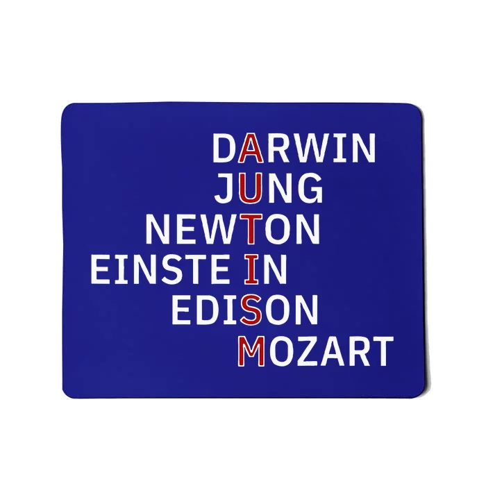 Autism Darwin Jung Newton Einste In Edison Mozart Mousepad