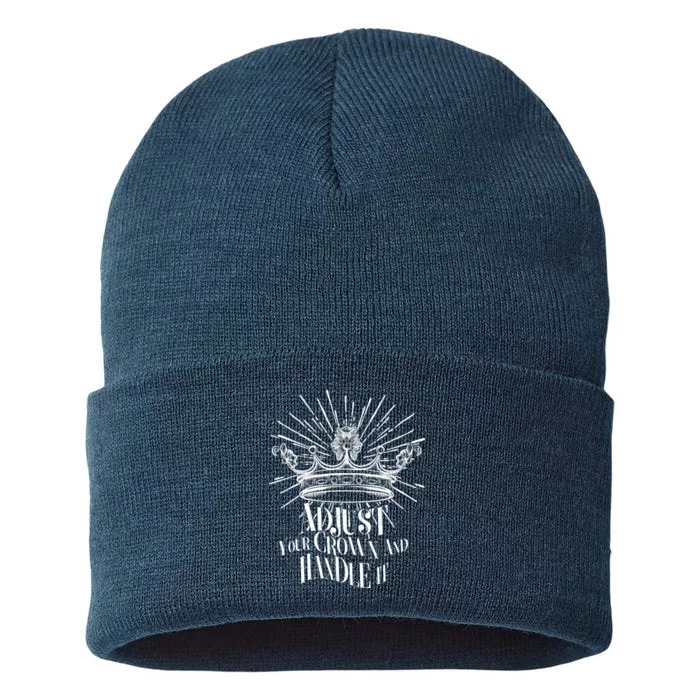 Adjust Your Crown and Handle It Sustainable Knit Beanie