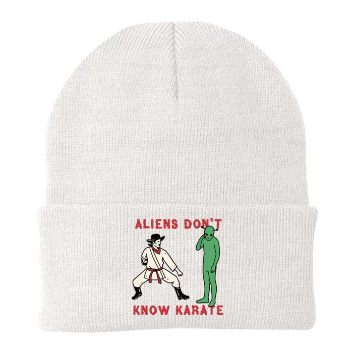 Aliens Dont Know Karate Knit Cap Winter Beanie