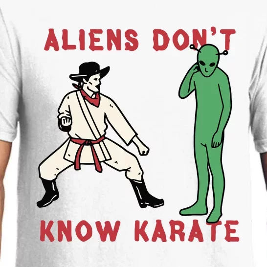 Aliens Dont Know Karate Pajama Set