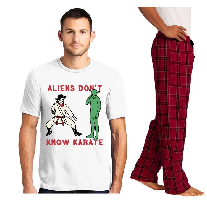 Aliens Dont Know Karate Pajama Set