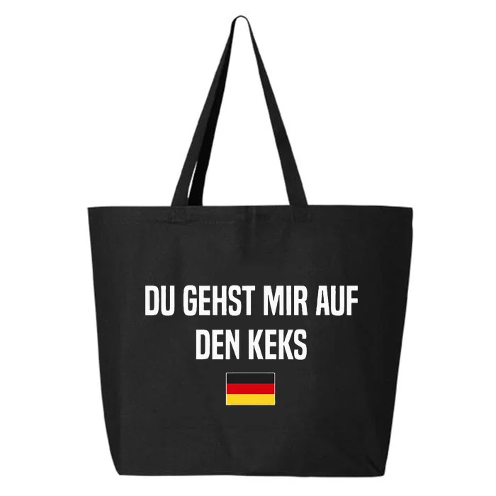 Auf Den Keks Gehen German Language Germany German 25L Jumbo Tote