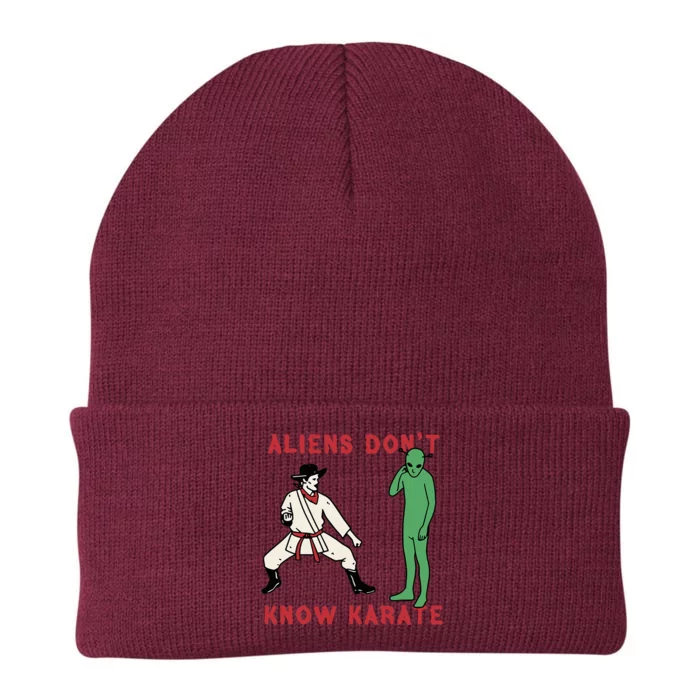 Aliens DonT Know Karate Knit Cap Winter Beanie