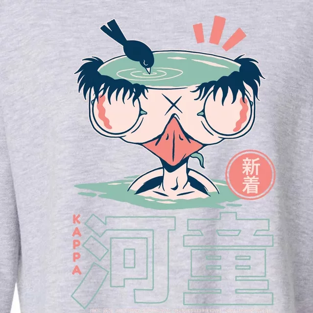 Anime Demon Kappa Yokai Cropped Pullover Crew