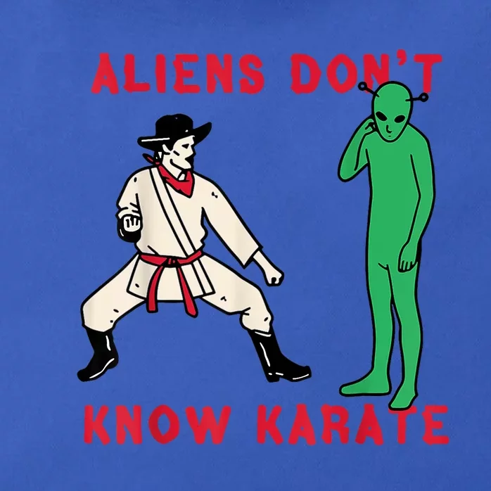 Aliens DonT Know Karate Zip Tote Bag