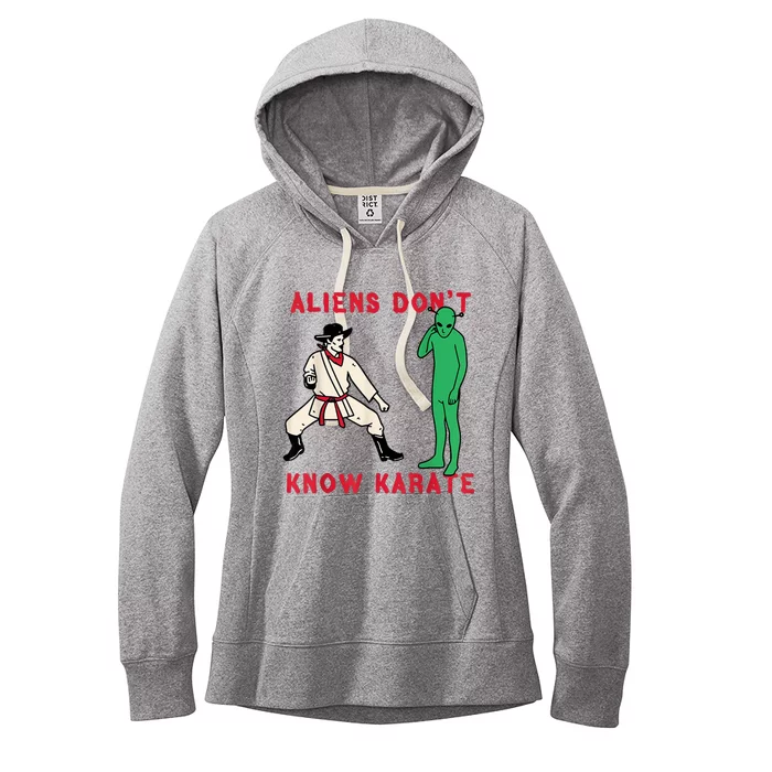 Aliens DonT Know Karate Women's Fleece Hoodie