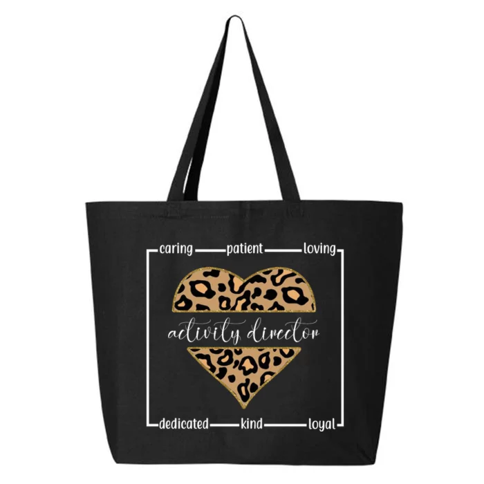 Activity Director Leopard Heart 25L Jumbo Tote