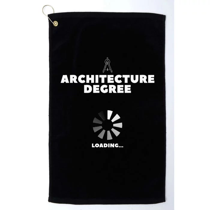 Architecture Degree Loading Architect Platinum Collection Golf Towel