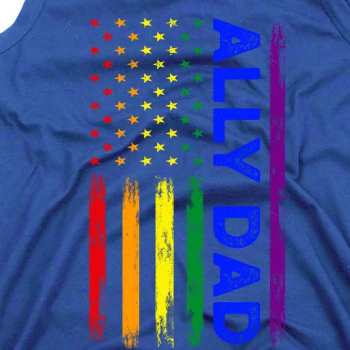 Ally Dad Lgbt Pride Cool Gift Tank Top