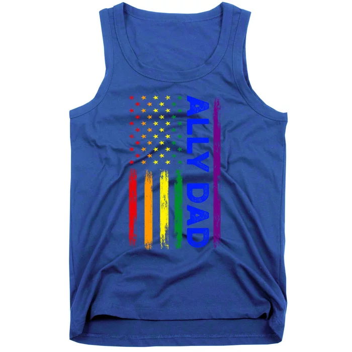 Ally Dad Lgbt Pride Cool Gift Tank Top