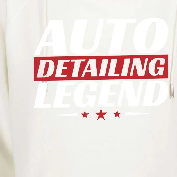 Auto Detailing Legend Womens Funnel Neck Pullover Hood