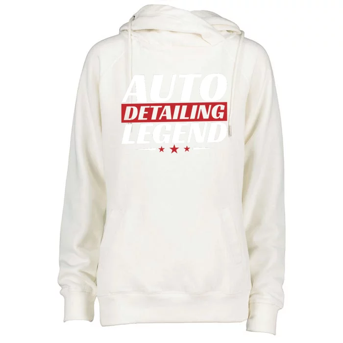 Auto Detailing Legend Womens Funnel Neck Pullover Hood