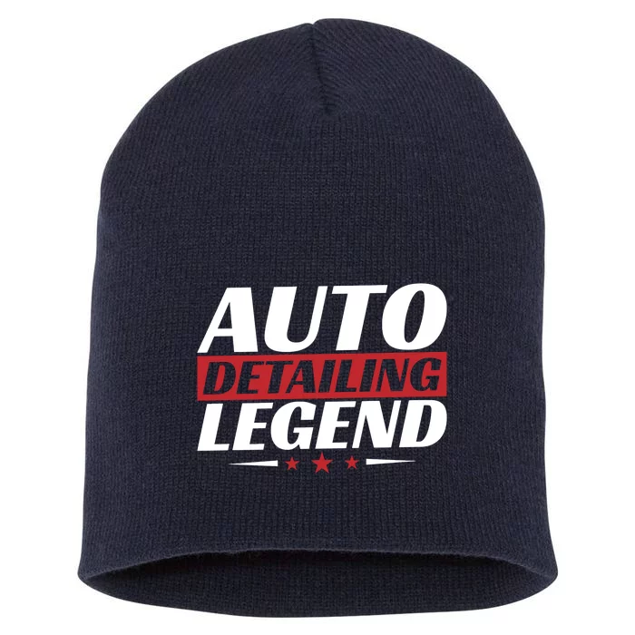 Auto Detailing Legend Short Acrylic Beanie