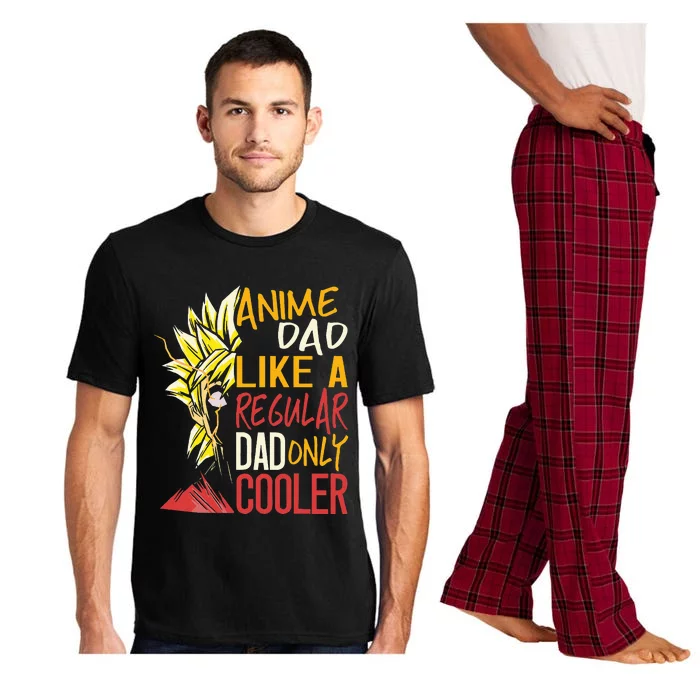 Anime Dad Like A Regular Dad Only Cooler Fathers Day Otaku Pajama Set