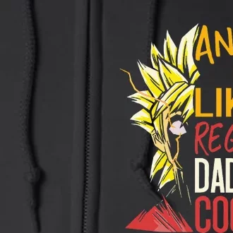 Anime Dad Like A Regular Dad Only Cooler Fathers Day Otaku Full Zip Hoodie