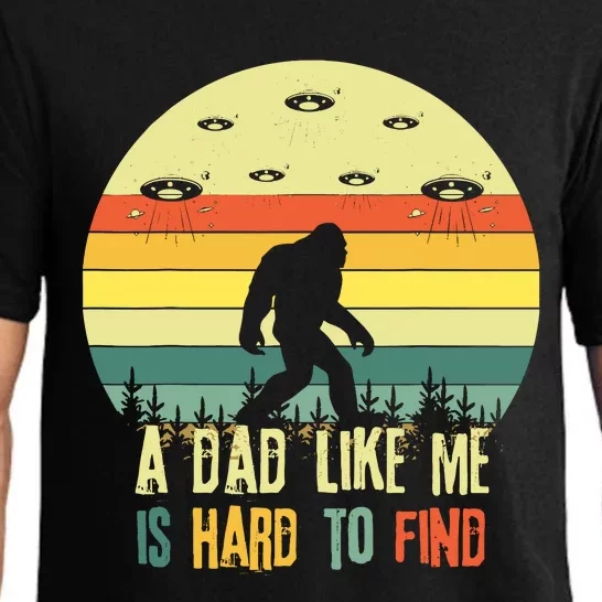 A Dad Like Me Is Hard To Find Bigfoot Dad FatherS Day Pajama Set