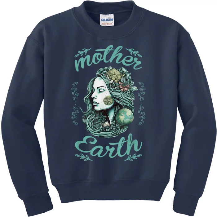 ARBOR Day Mother Earth Tree Planting Environmental Awareness Kids Sweatshirt