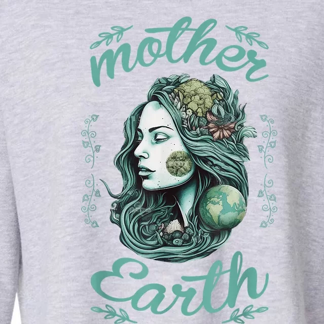 ARBOR Day Mother Earth Tree Planting Environmental Awareness Cropped Pullover Crew