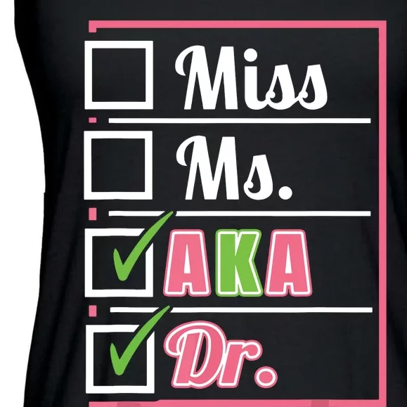 Aka Doctor Medical Worker Appreciation Graduation Ladies Essential Flowy Tank