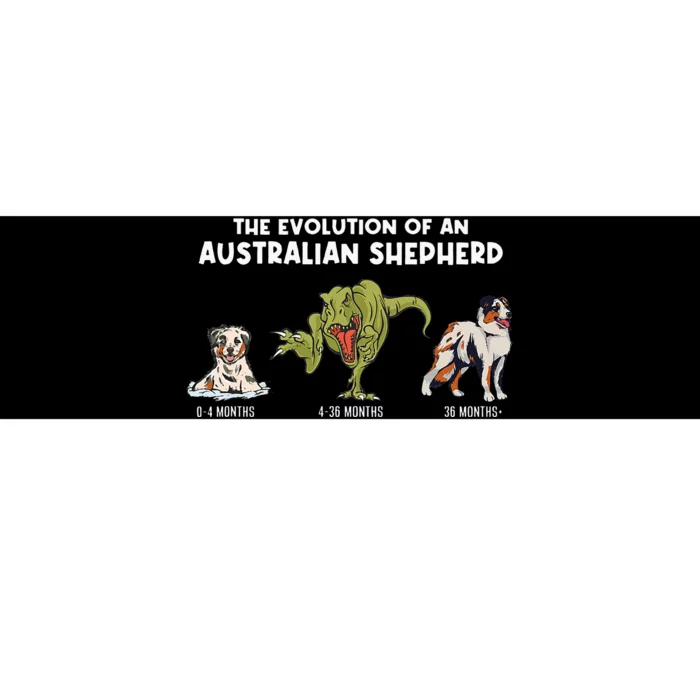 Aussie Dog Mom The Evolution Of An Australian Shepherd Bumper Sticker