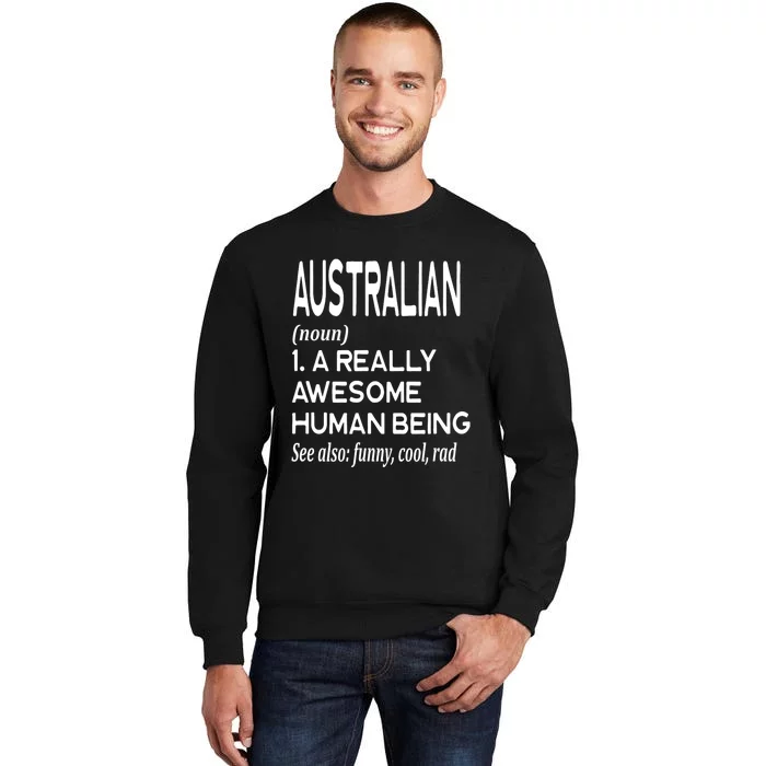 Australian Definition Melbourne Sydney Brisbane Perth Sweatshirt