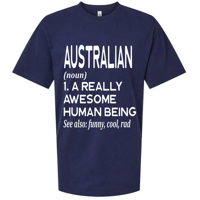 Australian Definition Melbourne Sydney Brisbane Perth Sueded Cloud Jersey T-Shirt